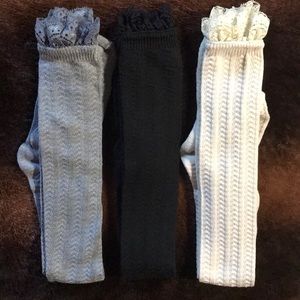 Set if 3 thigh high socks